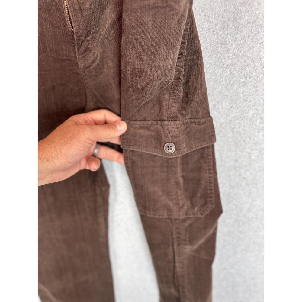 Woolrich Pants Womens 10 Brown Corduroy Cargo Pockets Outdoor Casual‎ Workwear - Picture 8 of 13